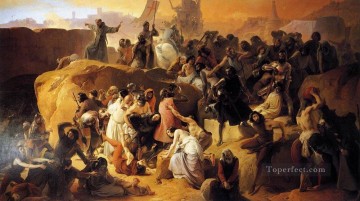  Dos Arte - Cruzados sedientos cerca de Jerusalén Romanticismo Francesco Hayez